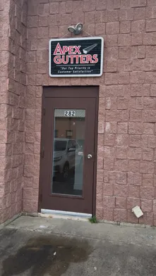 Apex Gutters LLC office entrance at 282 Pinedge Dr in West Berlin, NJ